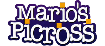 Mario's Picross logo for GameBoy
